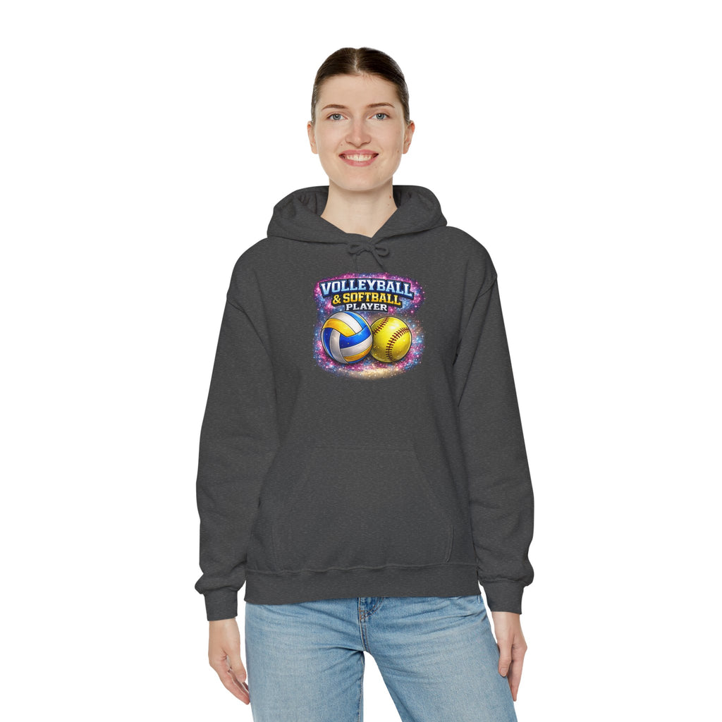 Volleyball & Softball Player Hoodie