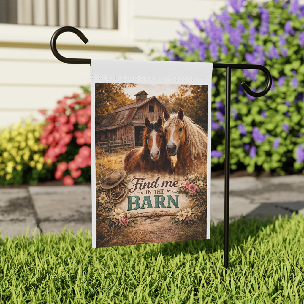 Find Me in the Barn - Flag