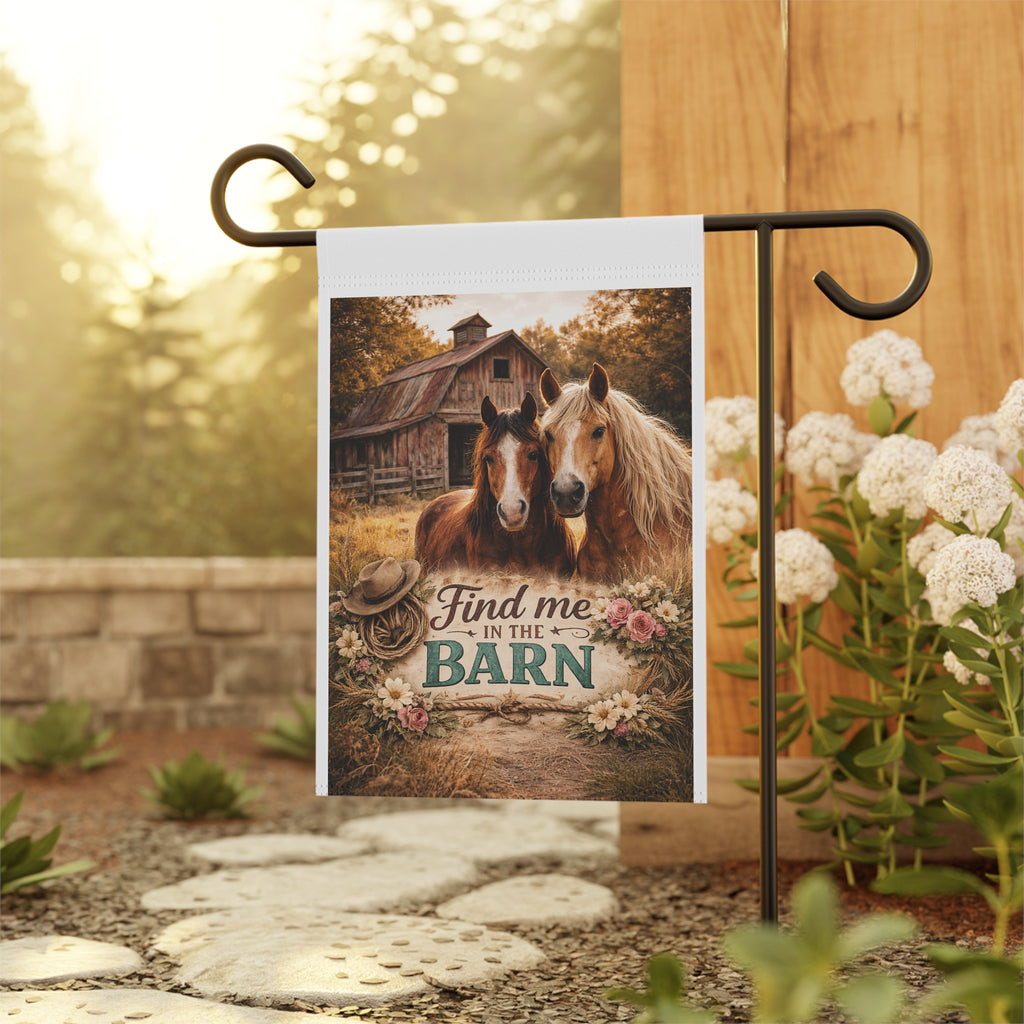 Find Me in the Barn - Flag
