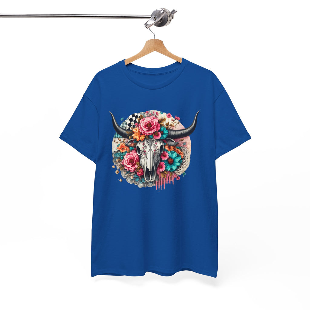 Floral Cow Skull
