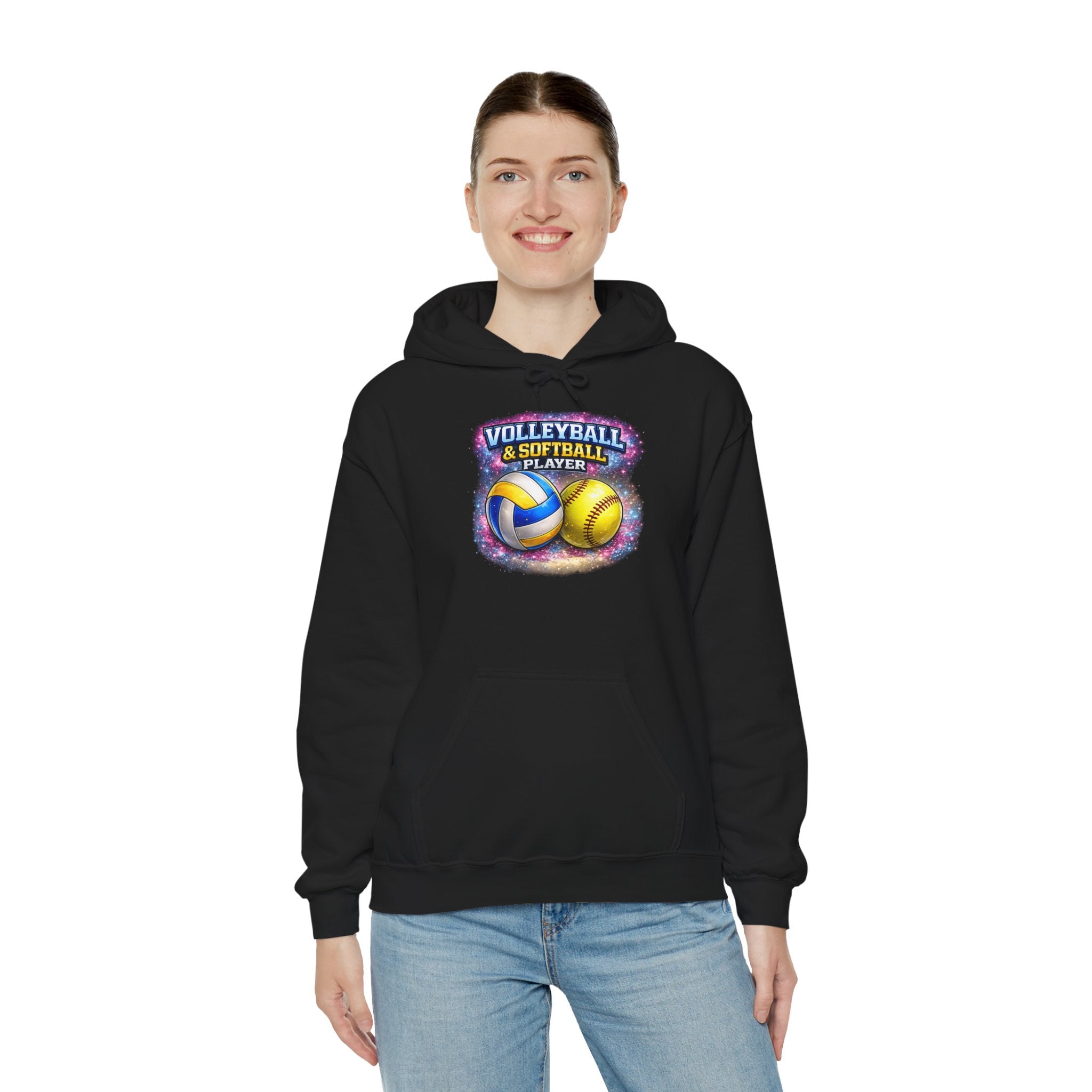 Volleyball & Softball Player Hoodie