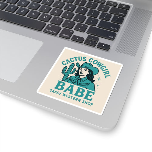 Cactus Cowgirl Babe Sticker