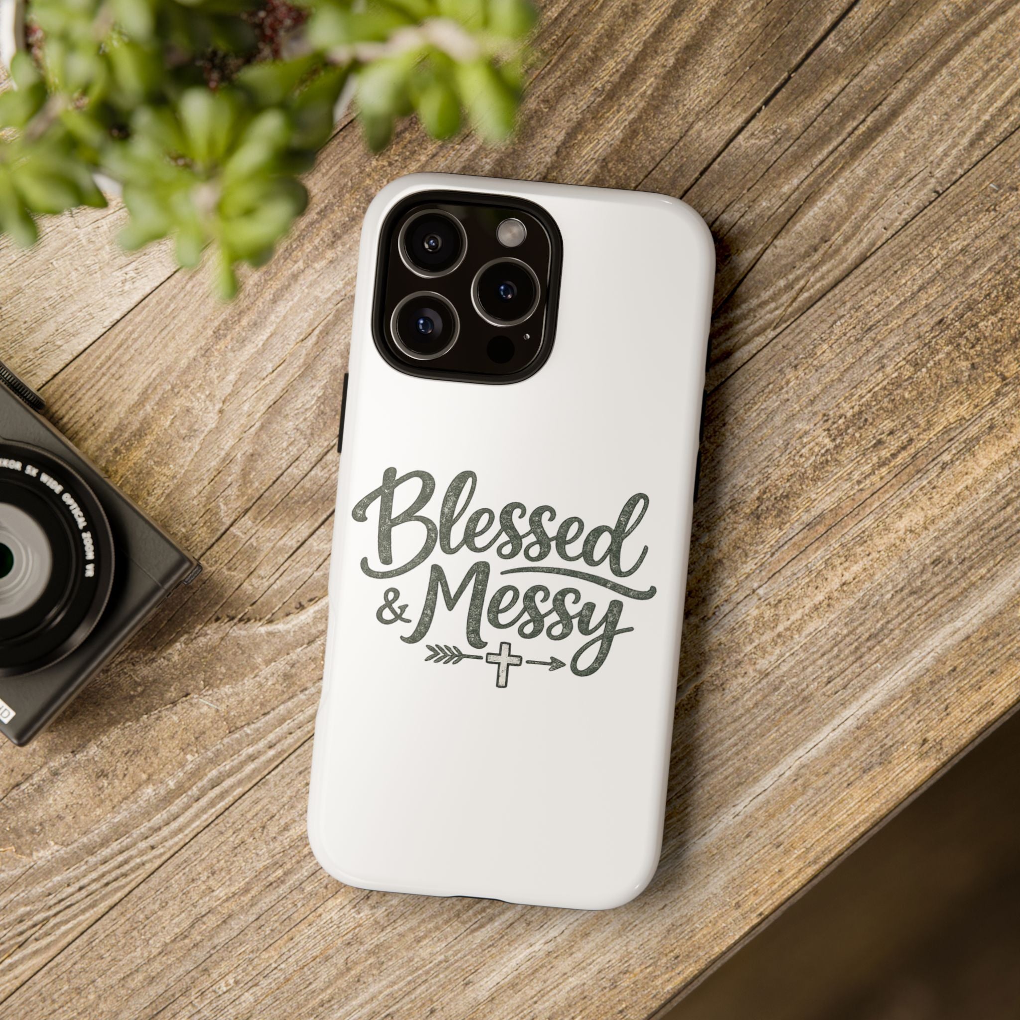 Blessed & Messy Phone Case