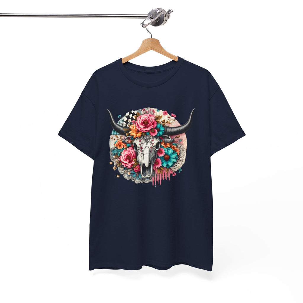 Floral Cow Skull