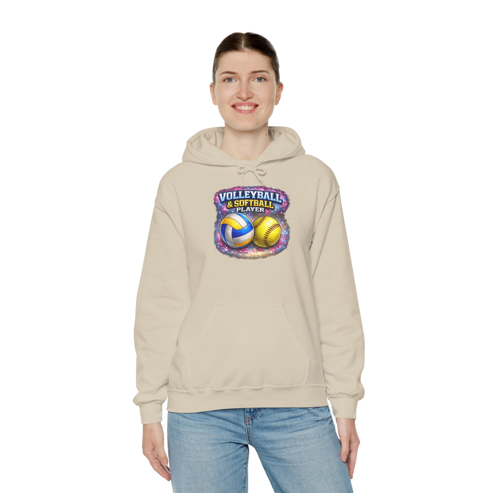 Volleyball & Softball Player Hoodie