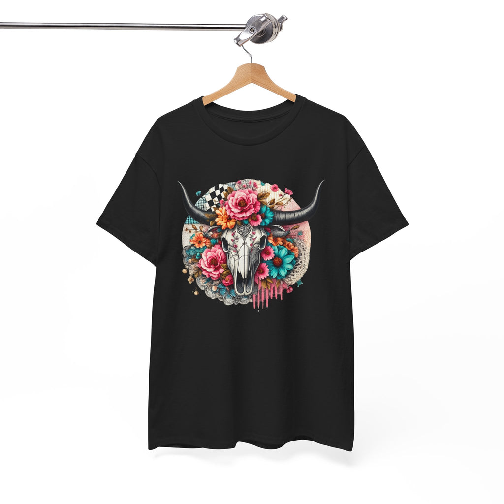 Floral Cow Skull