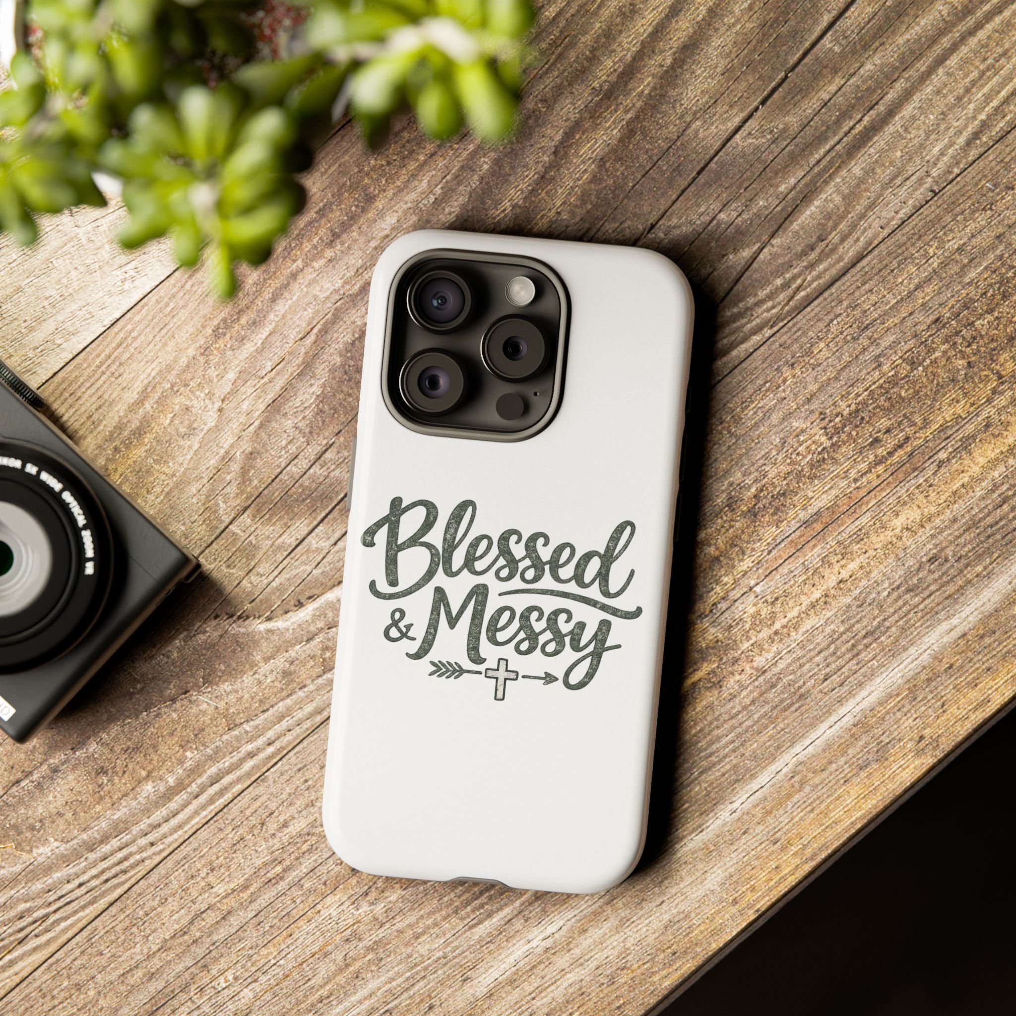Blessed & Messy Phone Case