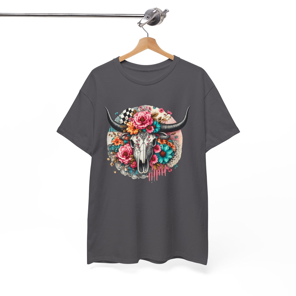 Floral Cow Skull