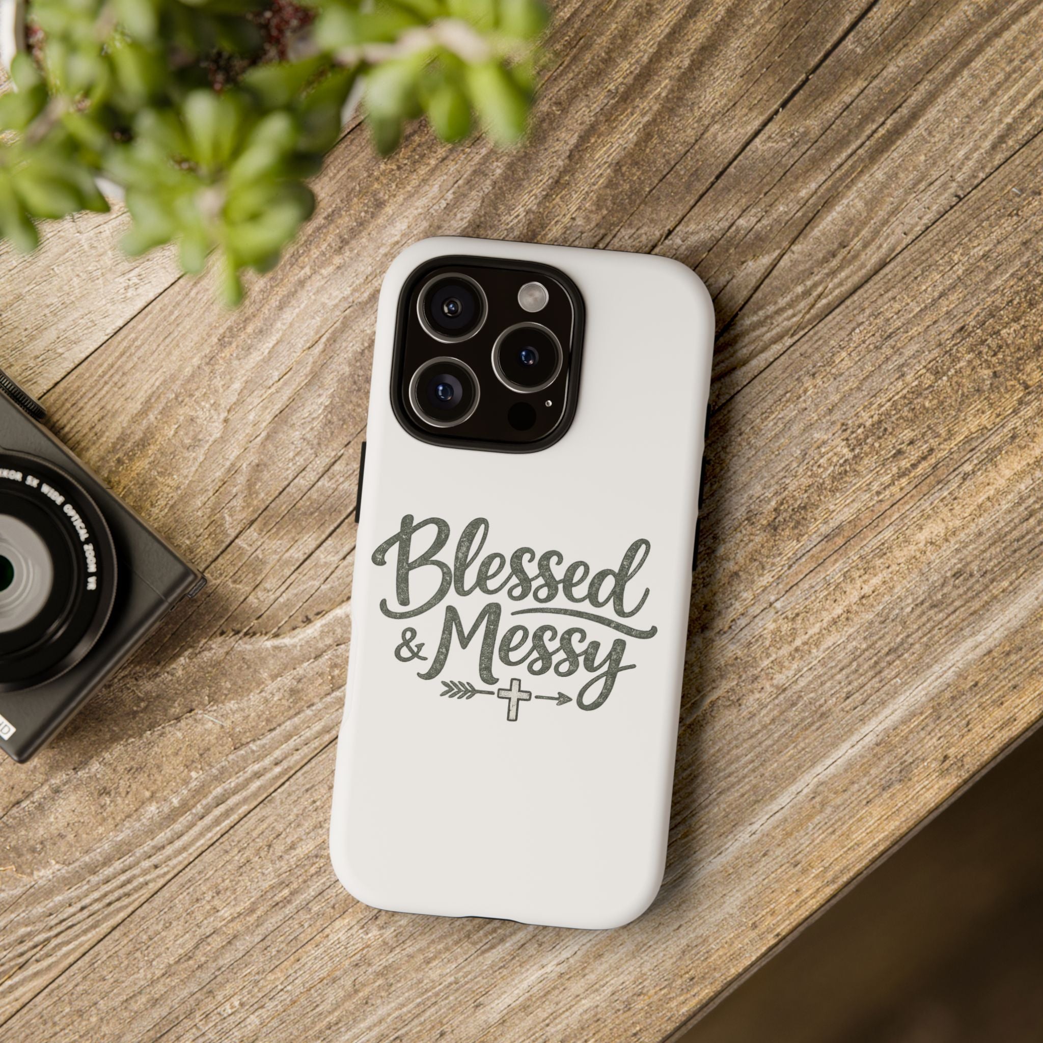 Blessed & Messy Phone Case