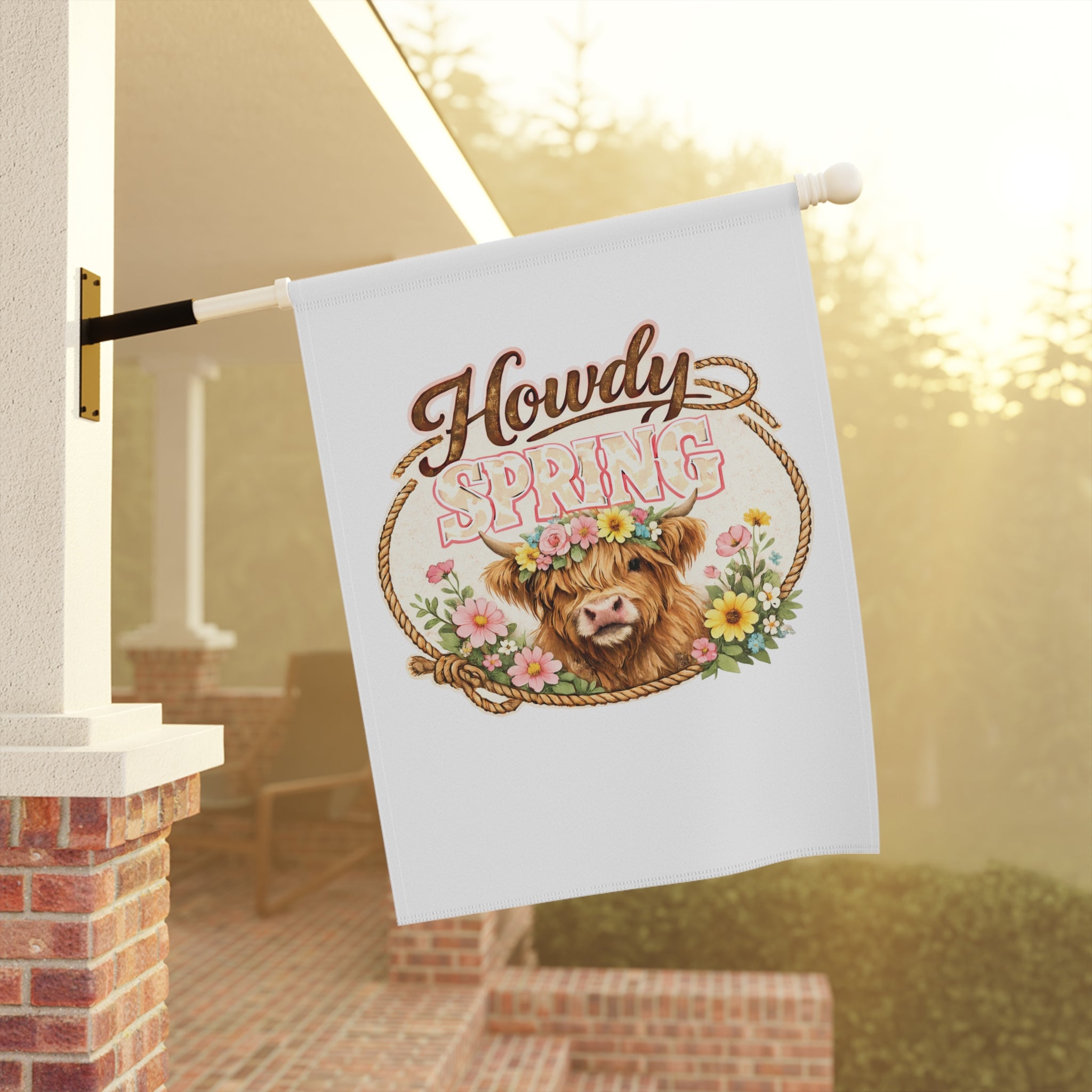 Howdy Spring Flag
