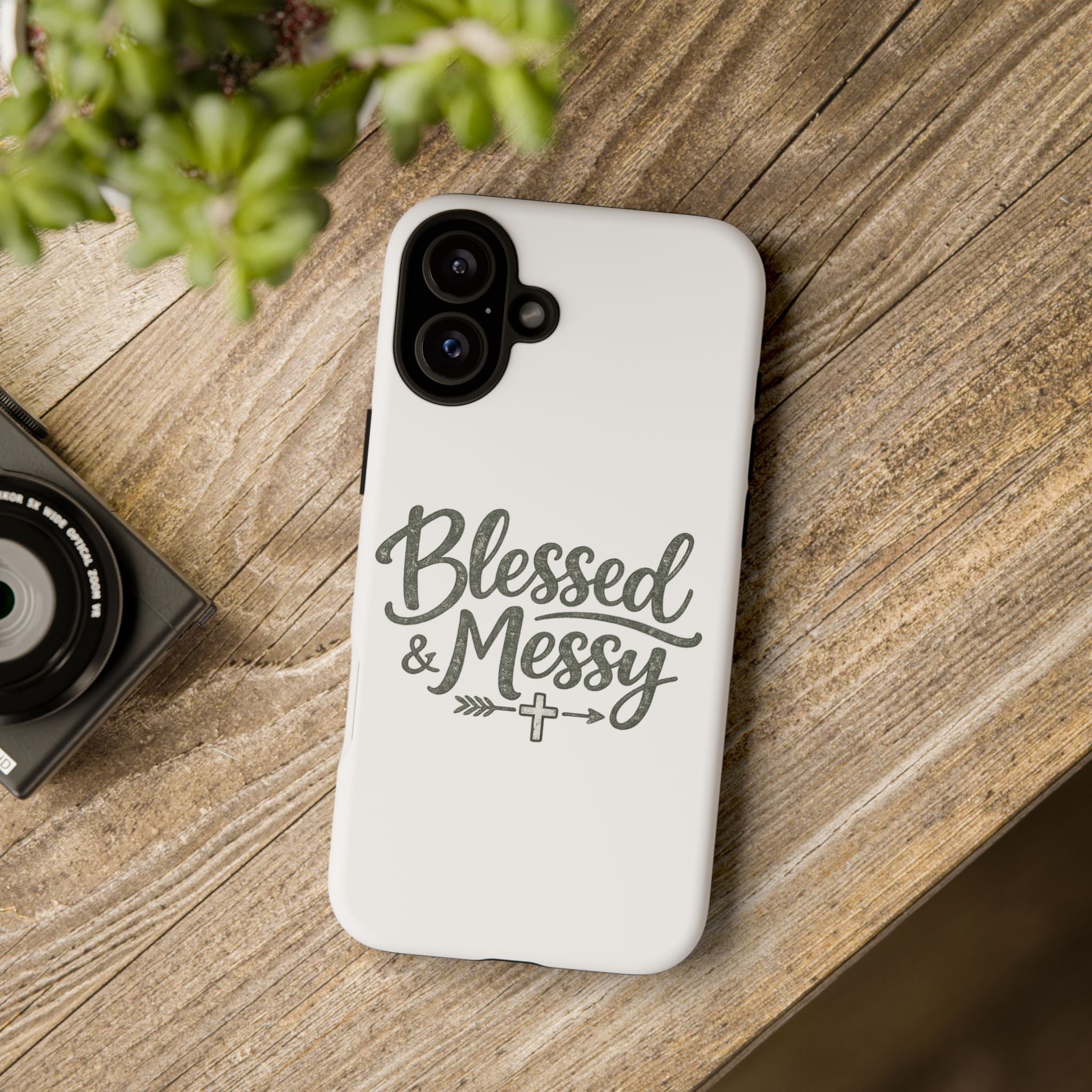 Blessed & Messy Phone Case