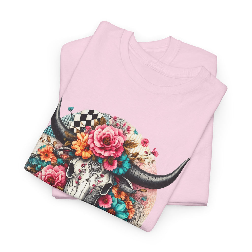 Floral Cow Skull
