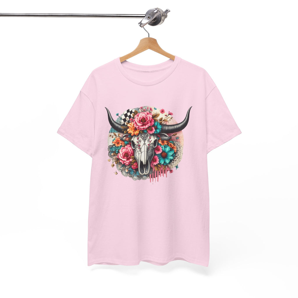 Floral Cow Skull