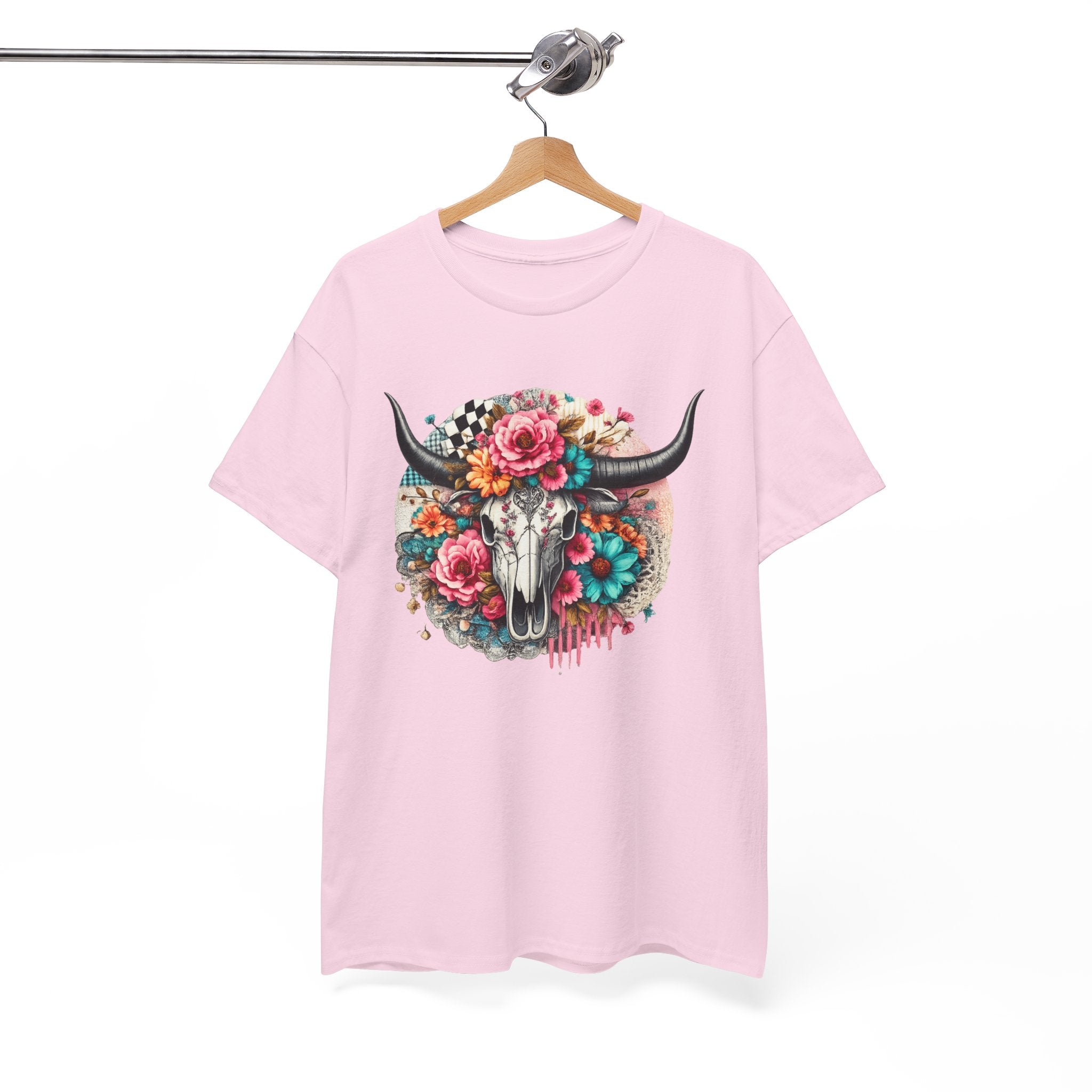 Floral Cow Skull