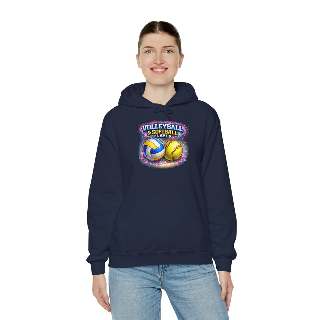 Volleyball & Softball Player Hoodie