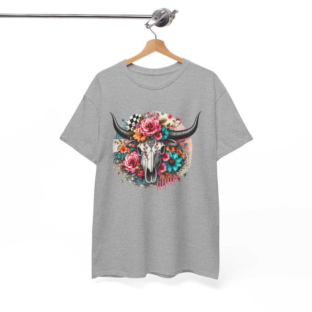 Floral Cow Skull