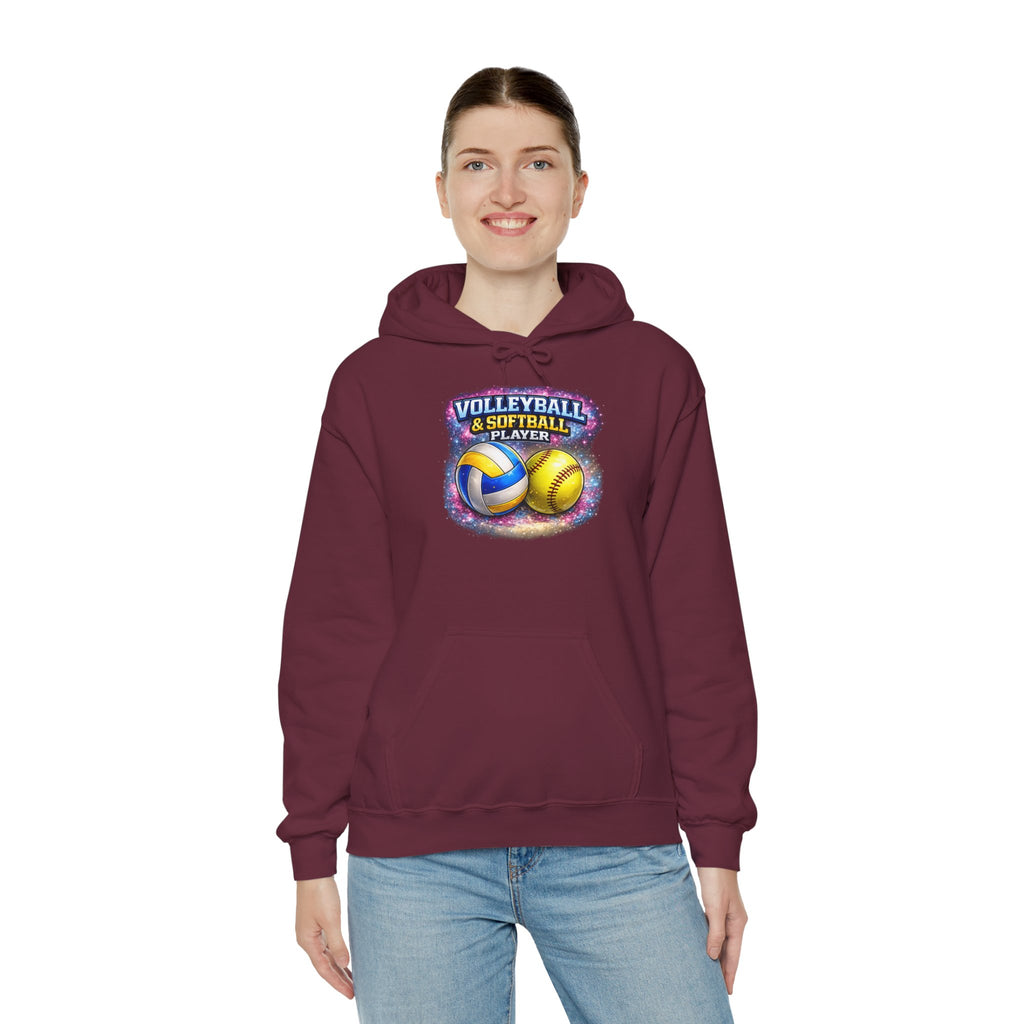 Volleyball & Softball Player Hoodie